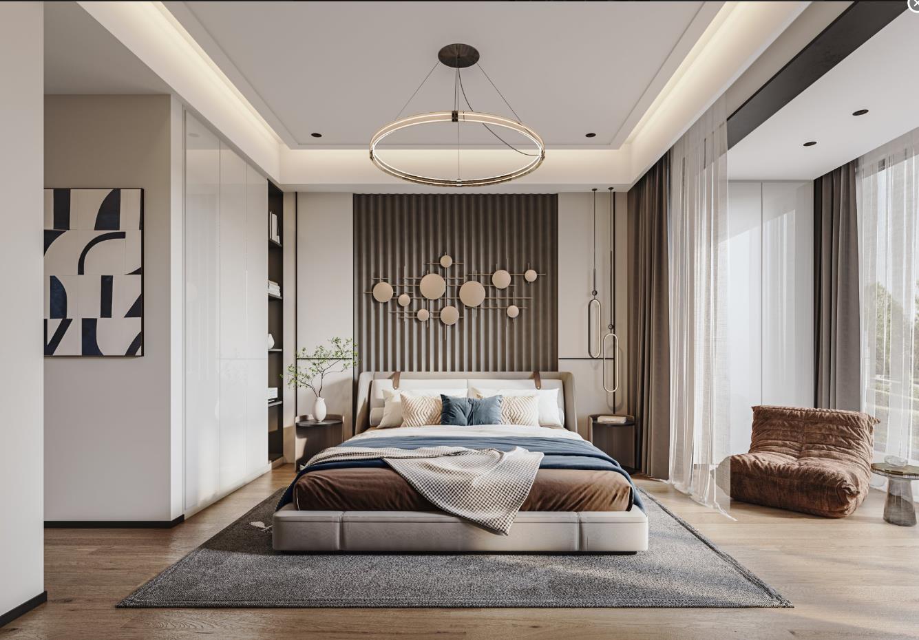 南京現(xiàn)代簡(jiǎn)約風(fēng)格裝修，簡(jiǎn)潔搭配營(yíng)造時(shí)尚舒適感覺(jué)