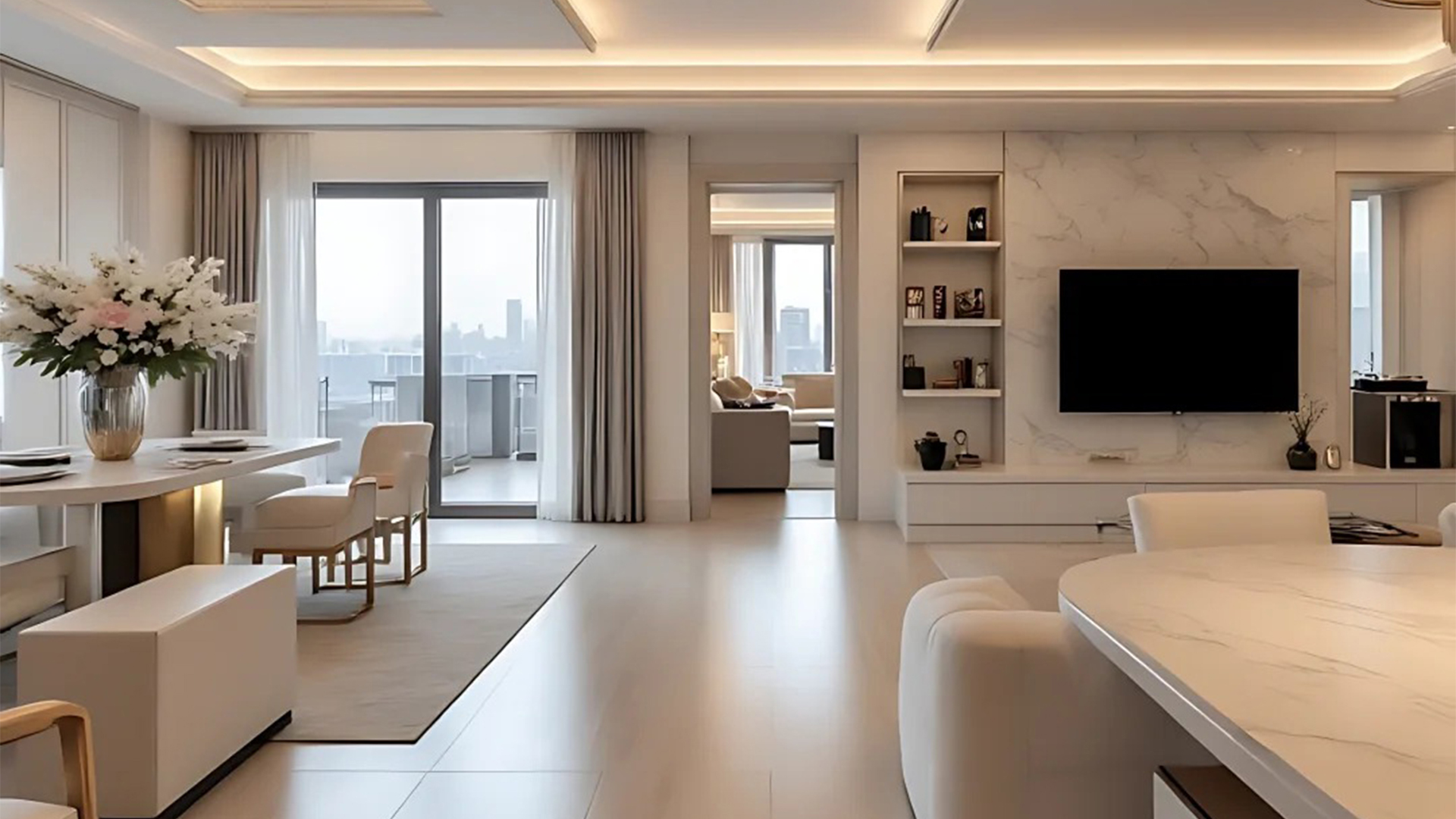 美式風(fēng)格裝修中性色調(diào)現(xiàn)代經(jīng)典溫馨實(shí)用家居