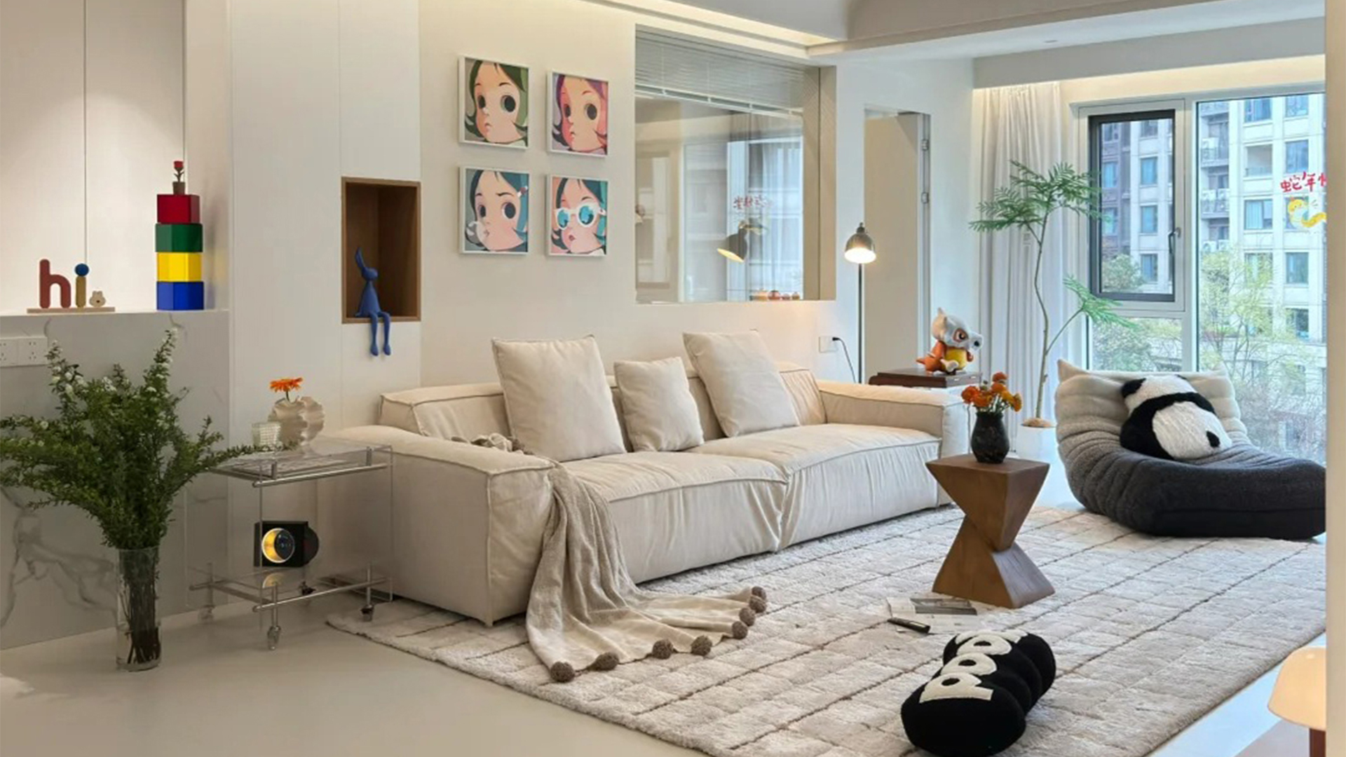 現(xiàn)代簡約風(fēng)|中性亮色開放布局的優(yōu)雅空間設(shè)計